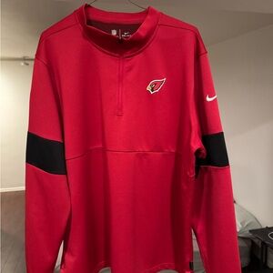 Nike Dri-Fit Arizona Cardinals On Field  1/2 Zip Sideline Apparel